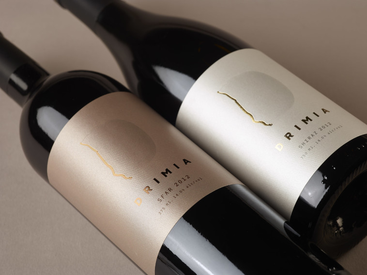 יקב דרימיה. מיתוג אבסטרקטי, אמנותי, מודרני 