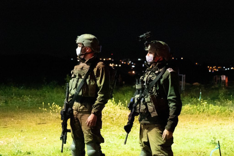 IDF forces activity after thwarting attempted attack on Sde Ephraim farm (Photo: IDF Spokesman)