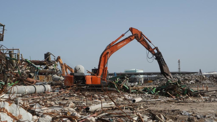 ההריסות שאחרי הפיצוץ 