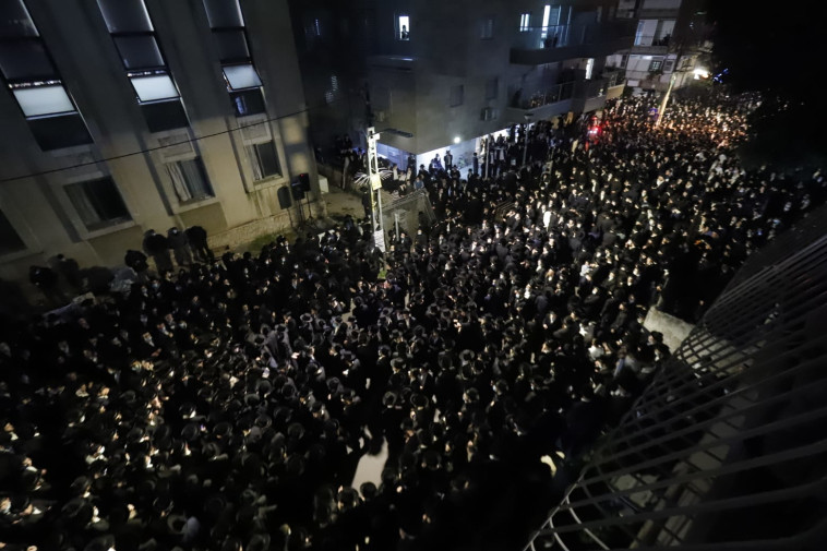 הלווית הרב חיים מאיר וואזנר בבני ברק