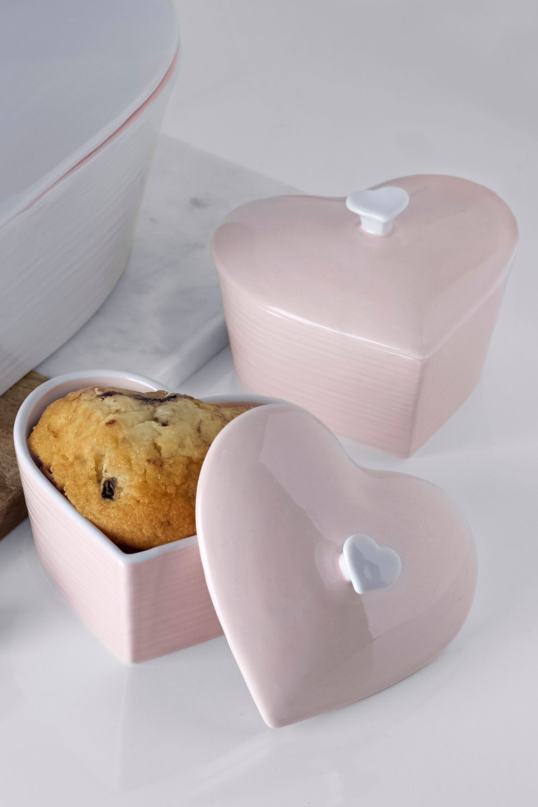  סט 2 תבניות בצורת לב - אתר NEXT