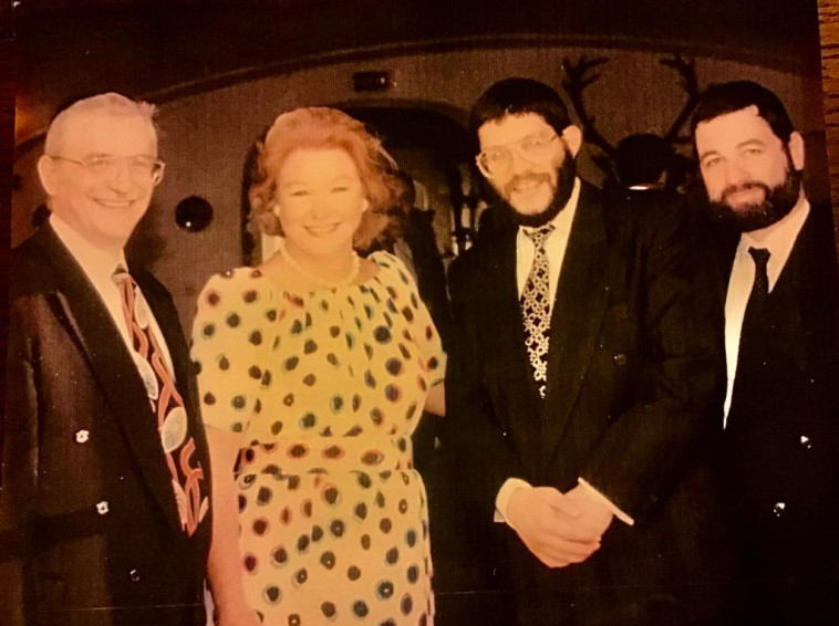 פייר מיודובניק עם הברונית נדין דה רוטשילד, בורדו 93