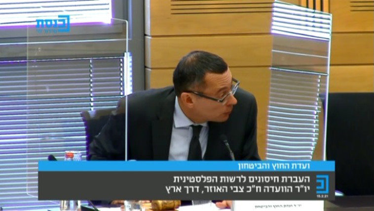 יו''ר ועדת חוץ וביטחון, צביקה האוזר