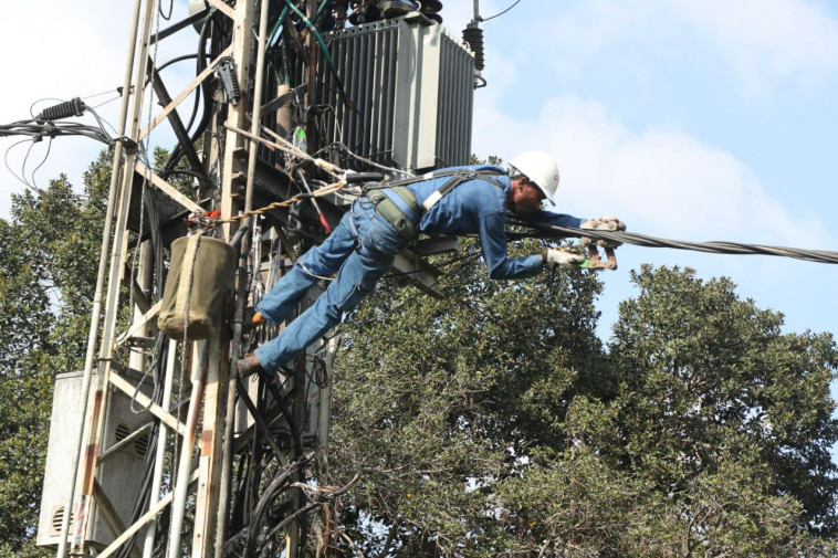בחברת החשמל נערכים לקראת מזג האוויר הסוער