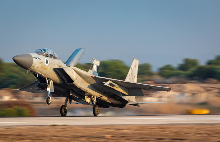 Takeoff of an Air Force fighter jet (Photo: IDF Spokesman)