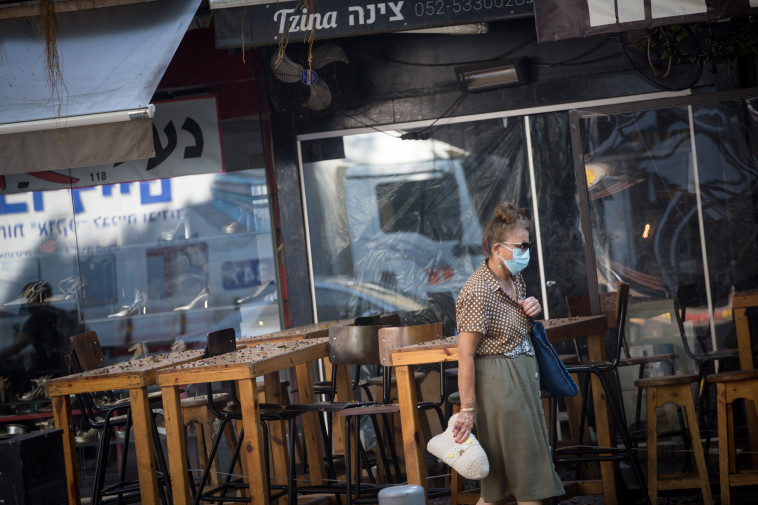 עסקים סגורים בתל אביב (צילום: מרים אלסטר, פלאש 90)