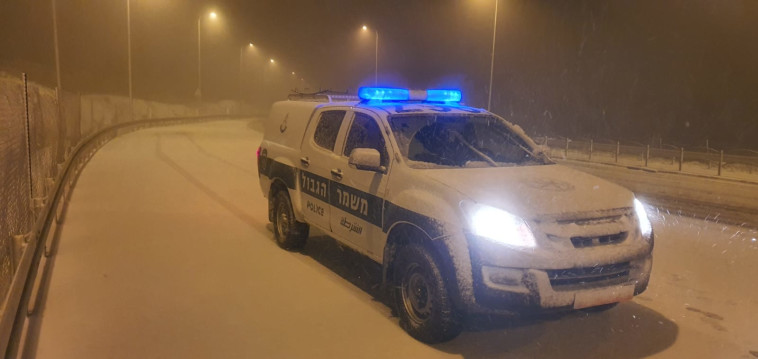 כבישים נחסמו בעקבות השלג