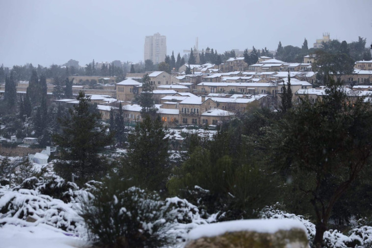 Snow in Jerusalem (Photo: Mark Israel Salem)