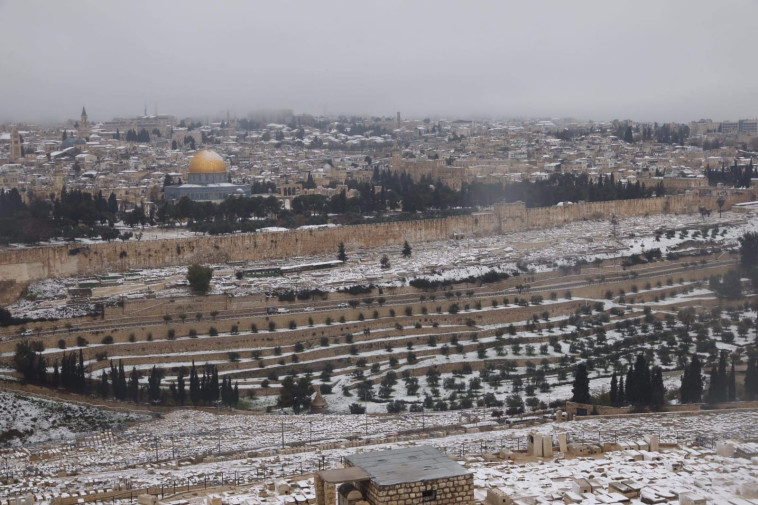 ירושלים בשלג (צילום: מארק ישראל סלם)