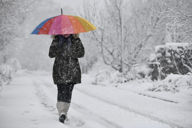 שלג בצפון הגולן