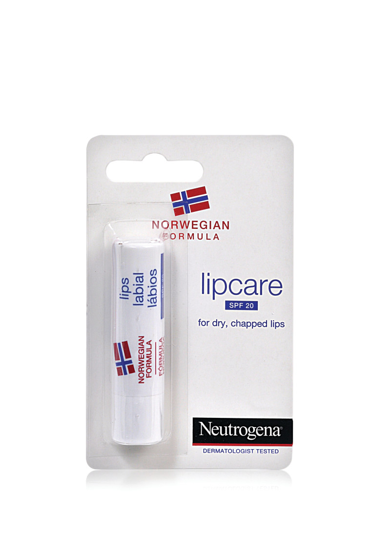 שפתון לחות SPF20 קלאסי של ניוטרוג'ינה. 25.90 שקלים