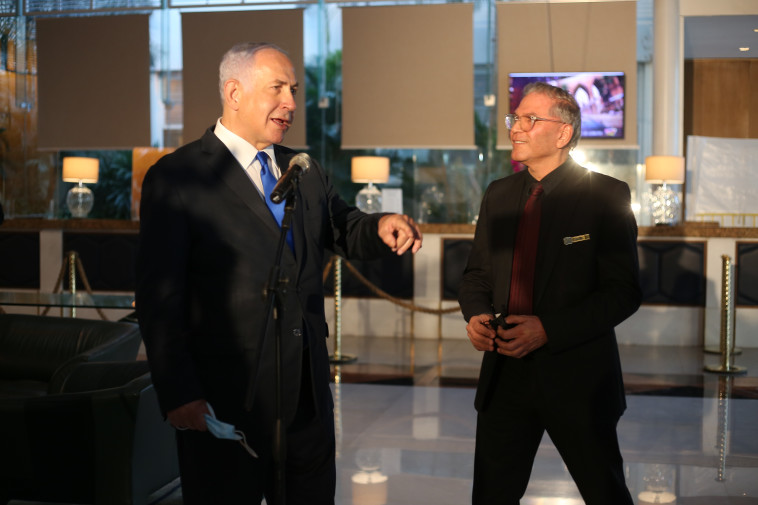 Benjamin Netanyahu in Eilat (Photo: Dudu Bachar)
