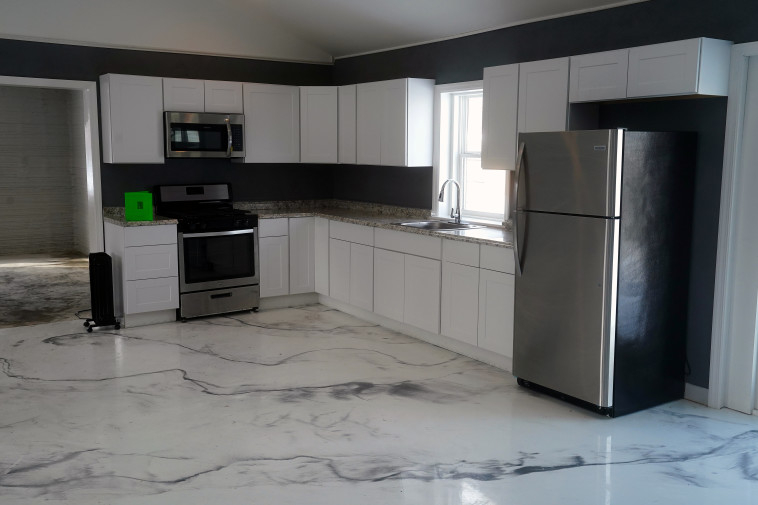 פנים הבית שנבנה במדפסת