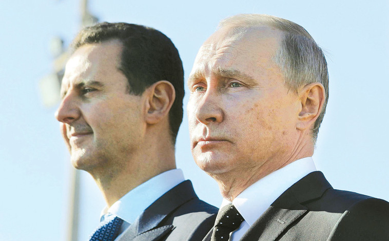 ולדימיר פוטין ובשאר אסד