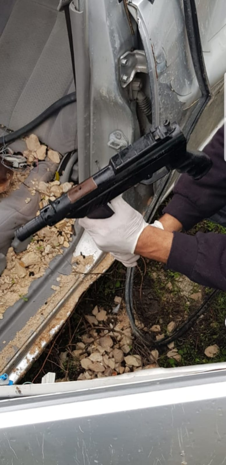 נשק לא חוקי שנתפס