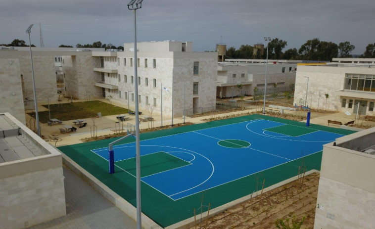 Prison sports complex (Photo: IDF Spokesman)