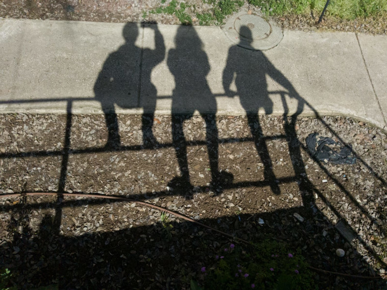 תרגיל בצילום במרכז הלימוד שהוקם