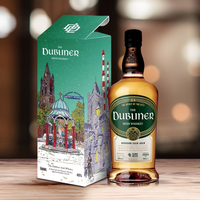 דבלינר. וויסקי אירי באריזה חגיגית 