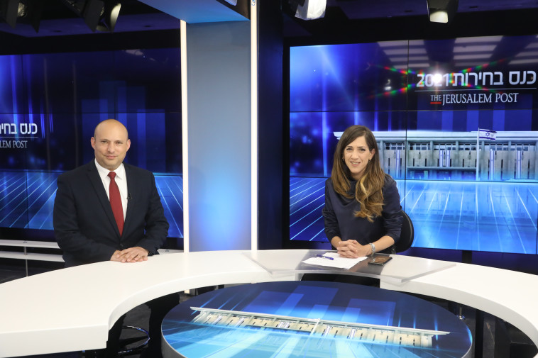 נפתלי בנט וטל שלו בכנס מעריב