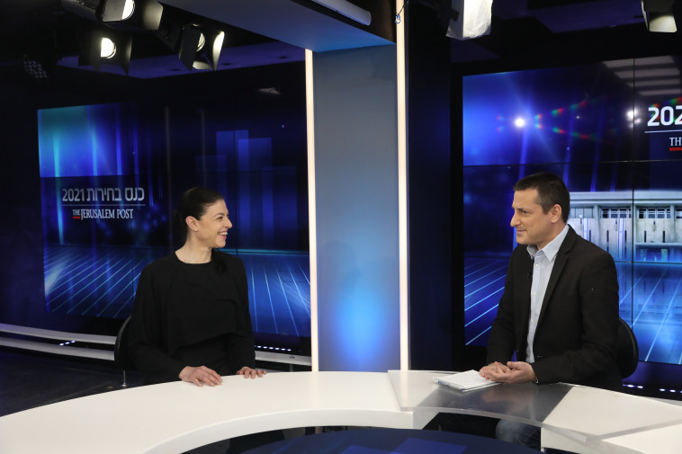 מרב מיכאלי וברק רביד בכנס מעריב