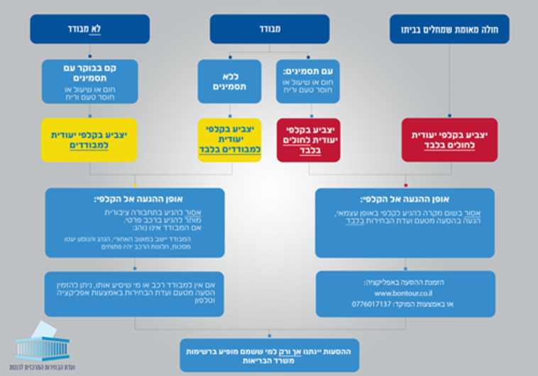 מאומתים או מבודדים? כך תוכלו להצביע