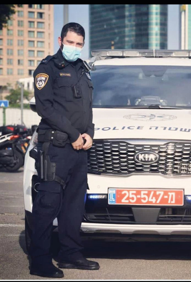 רס''ר מארק גודמן ממשטרת מחוז תל אביב (צילום: באדיבות המשטרה)