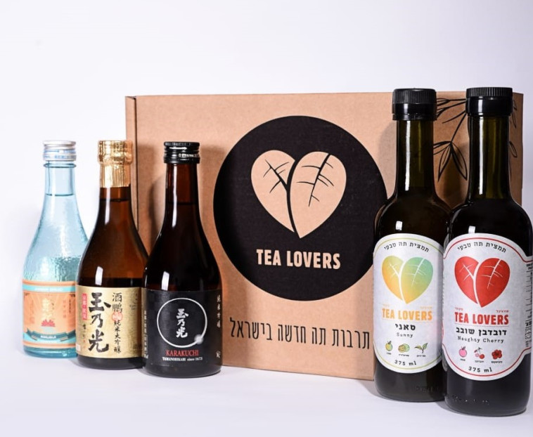 מארז סאקה ותה