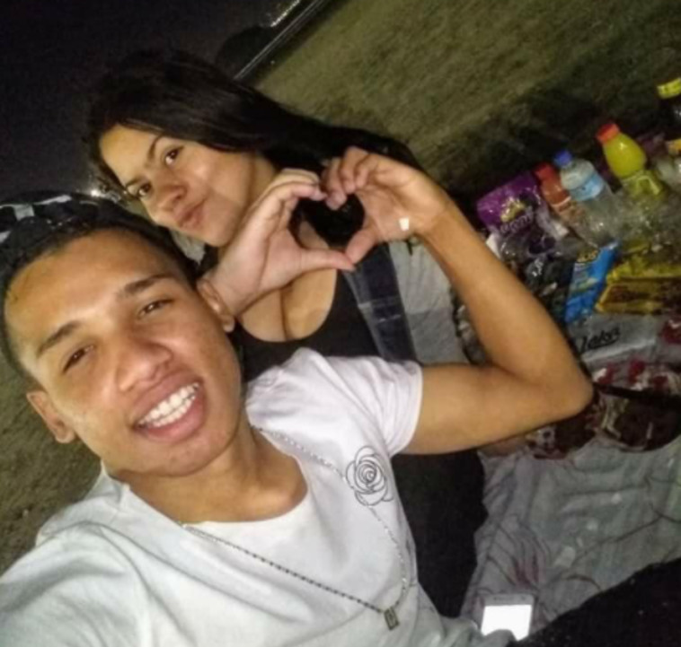 הזוג המאוהב לפני האירוע הטרגי