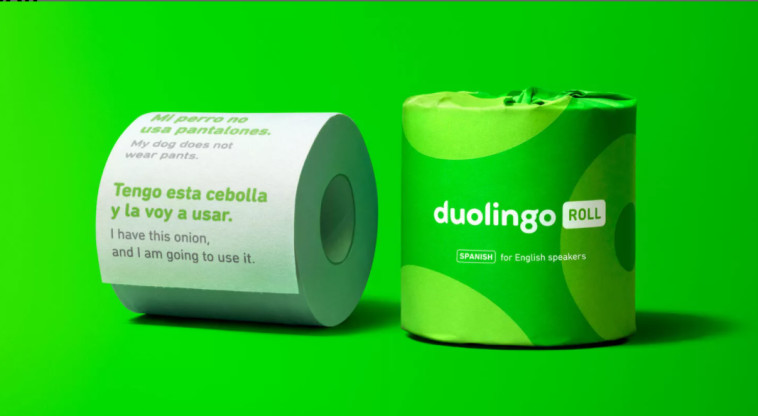 נייר טואלט ללימוד שפות