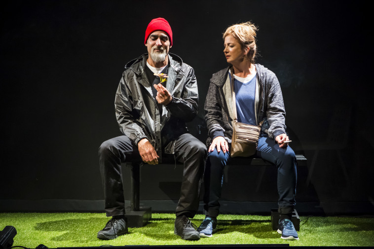 יורם טולדנו, עם ליליאן ברטו, מתוך ההצגה ''אהבת מוות'' בתיאטרון בית ליסין