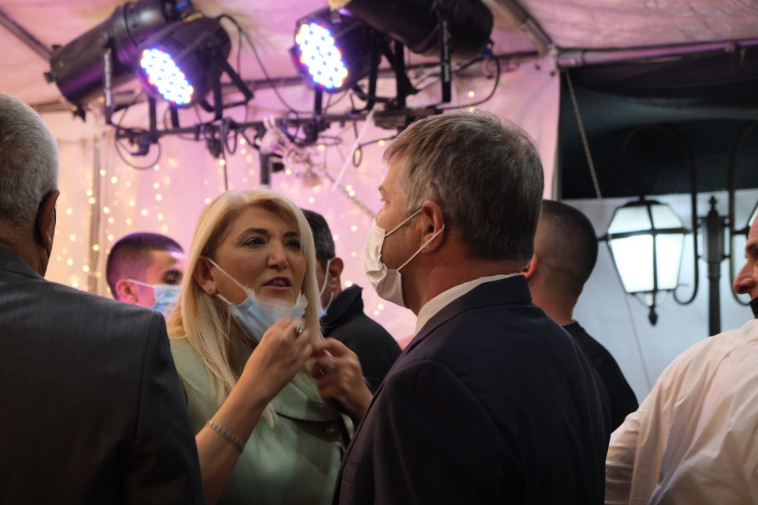 יואב קיש ואוסנת מארק בחגיגות המימונה