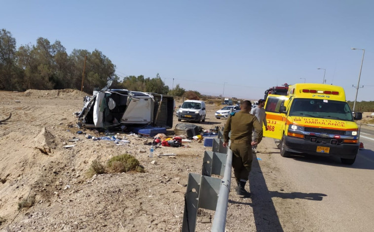 תאונת דרכים בכביש 90 סמוך לצופר, לאירוע המצולם אין קשר לנאמר בכתבה