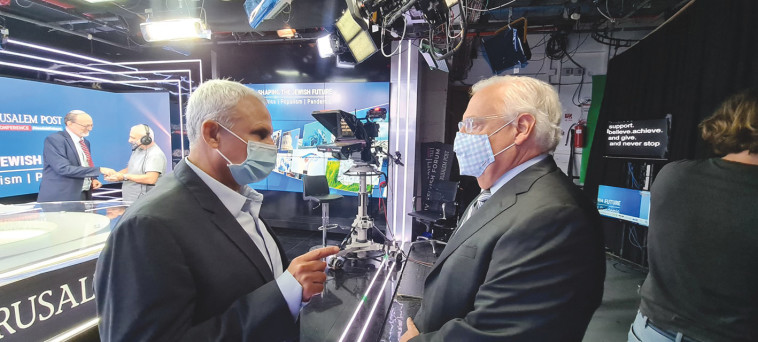 האלוף ג'רי גרשון עם השגריר לשעבר פרידמן