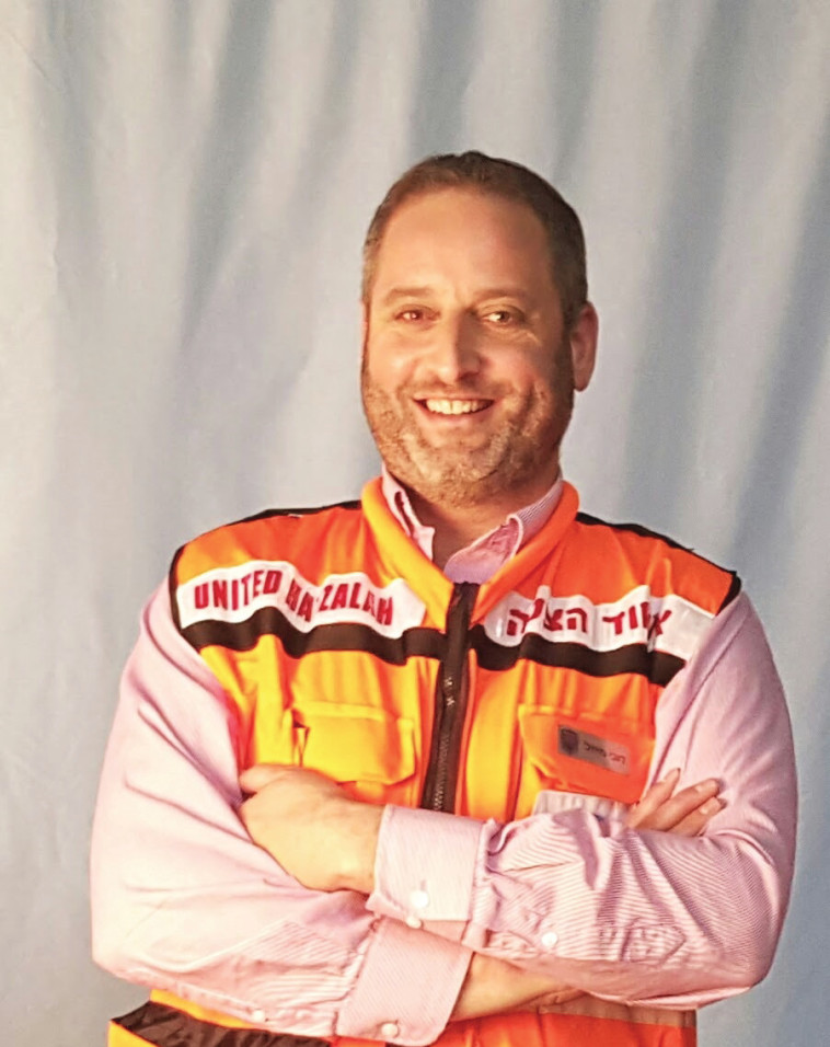 דב מייזל, פרמדיק וסמנכ''ל מבצעים בארגון ''איחוד הצלה''