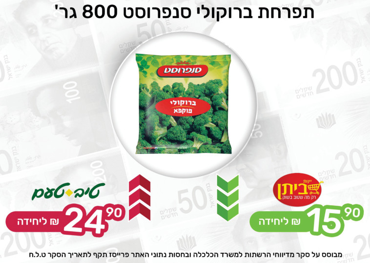 תפרחת ברוקולי קפוא, סנפרוסט