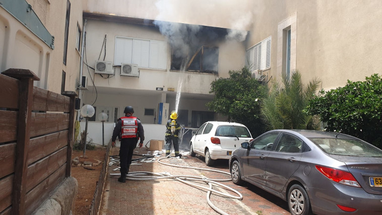 פגיעה ישירה באשדוד