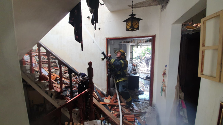 פגיעה ישירה באשדוד