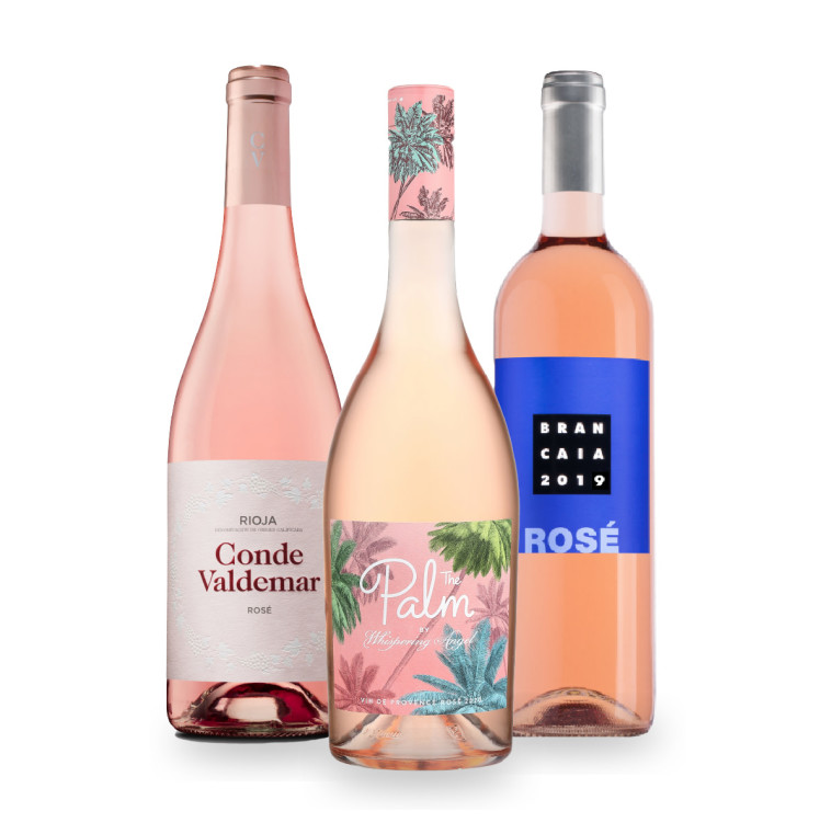 מארז רוזה של יין בעיר