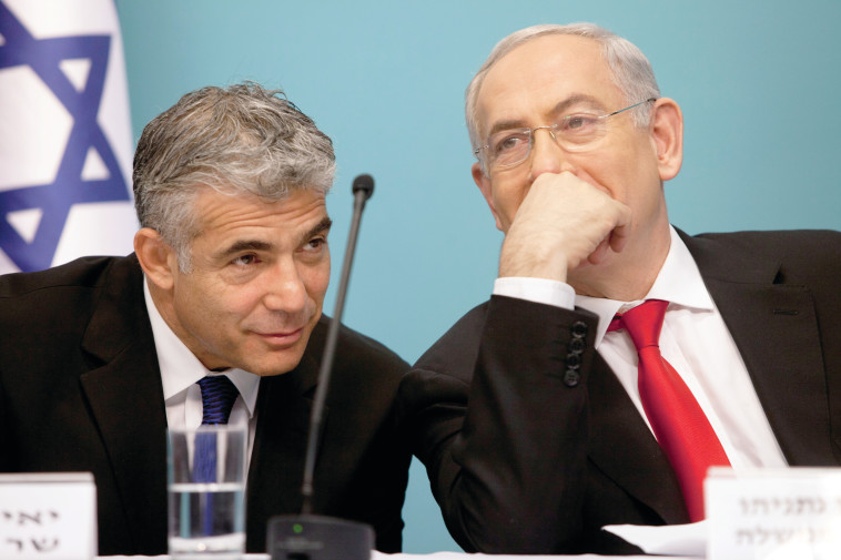 בנימין נתניהו, יאיר לפיד