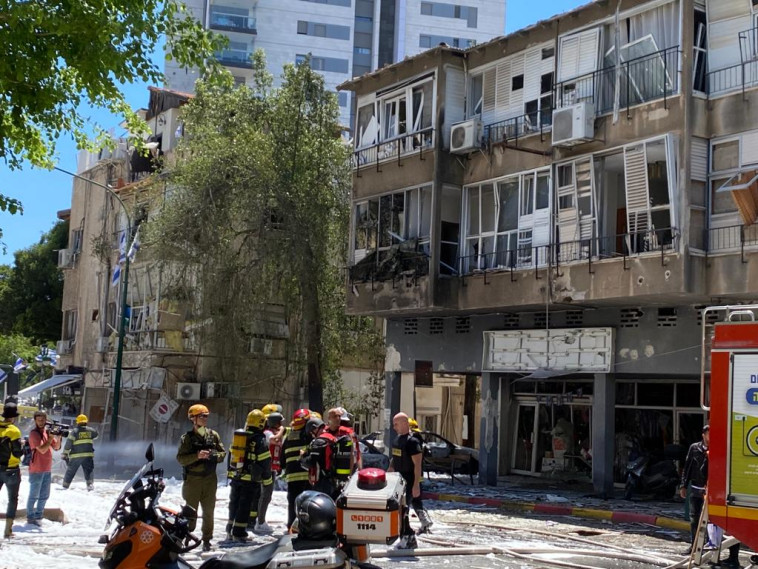 פגיעה ישירה ברמת גן