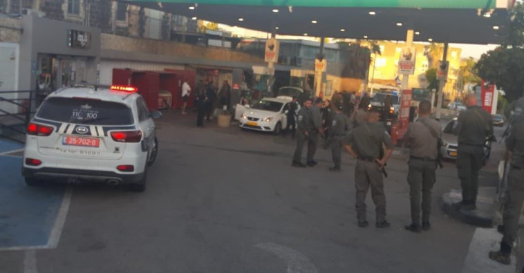מעצרים של מתפרעים באזור טבריה (צילום: משטרת ישראל)