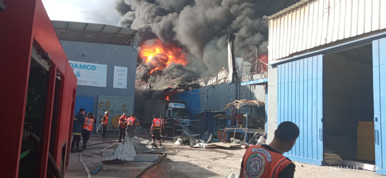 תיעוד מההפצצות בעזה