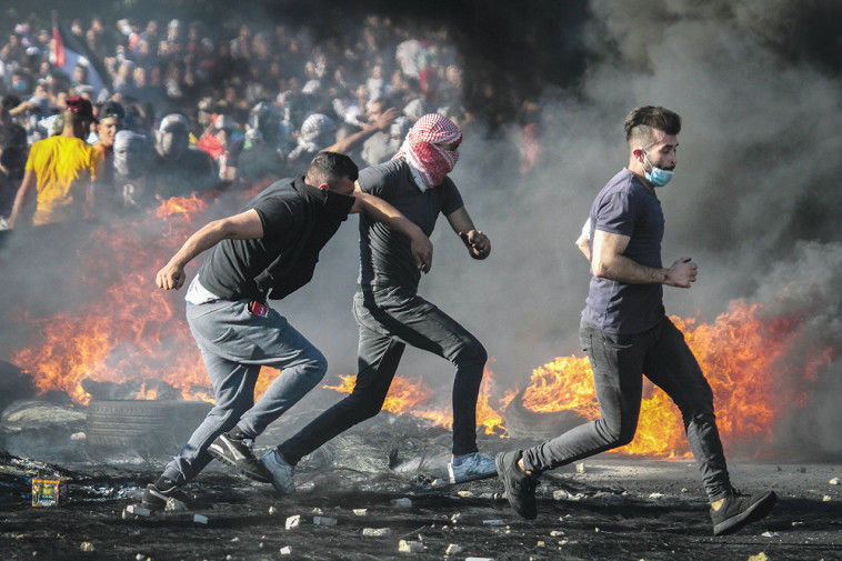 עימותים ביו''ש, בשבוע שעבר (צילום: ניסאר אשטאווי, פלאש 90)