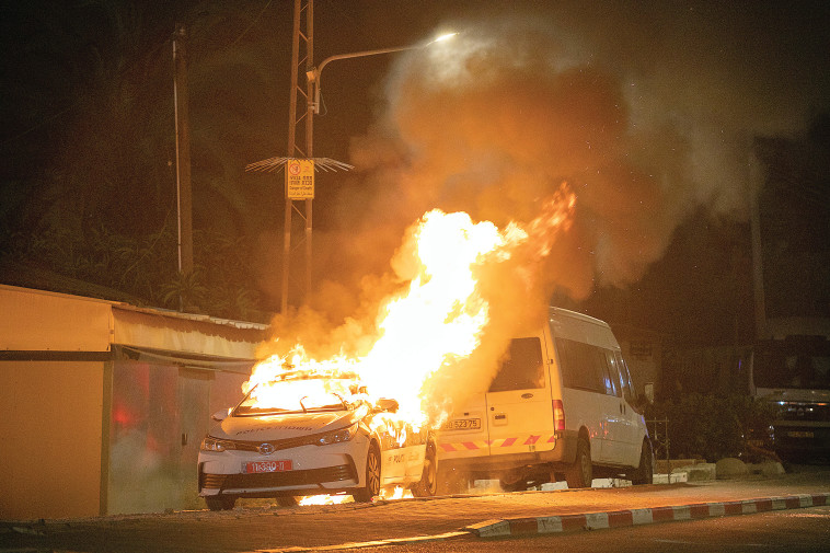 המהומות בלוד (צילום: יוסי אלוני, פלאש 90)