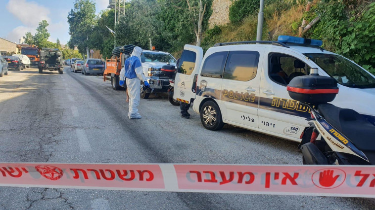 זירת האירוע בגבעת זאב