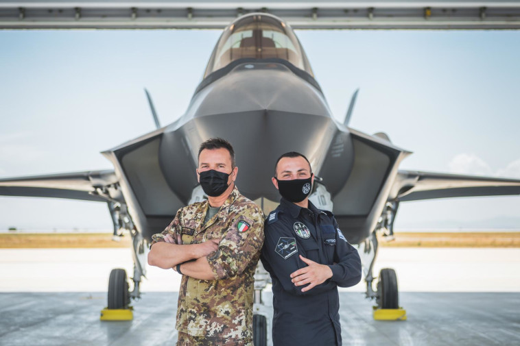 נערכים לשת''פ עם חיל האוויר האיטלקי (צילום: דובר צה''ל)