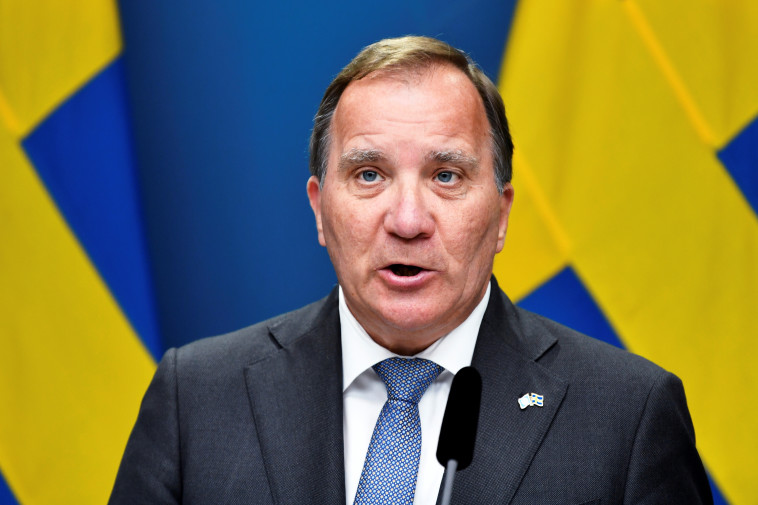 ראש ממשלת שבדיה סטפן לפבן  (צילום: Andres Wiklund via REUTERS)