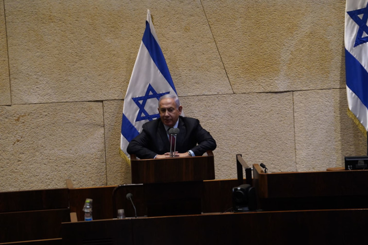 יו''ר האופוזיציה בנימין נתניהו במליאת הכנסת