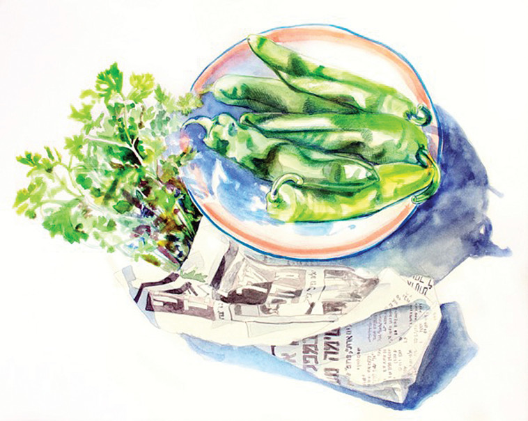 פלפלים ומלפפונים חמוצים