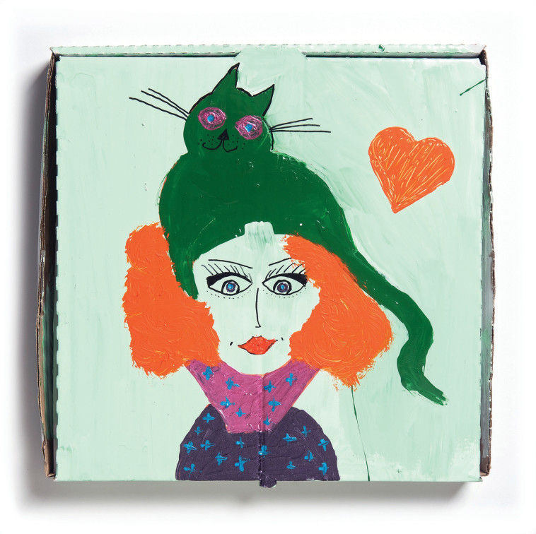 תערוכת ''אישה, חתול, פיצה'', ענת גרנית